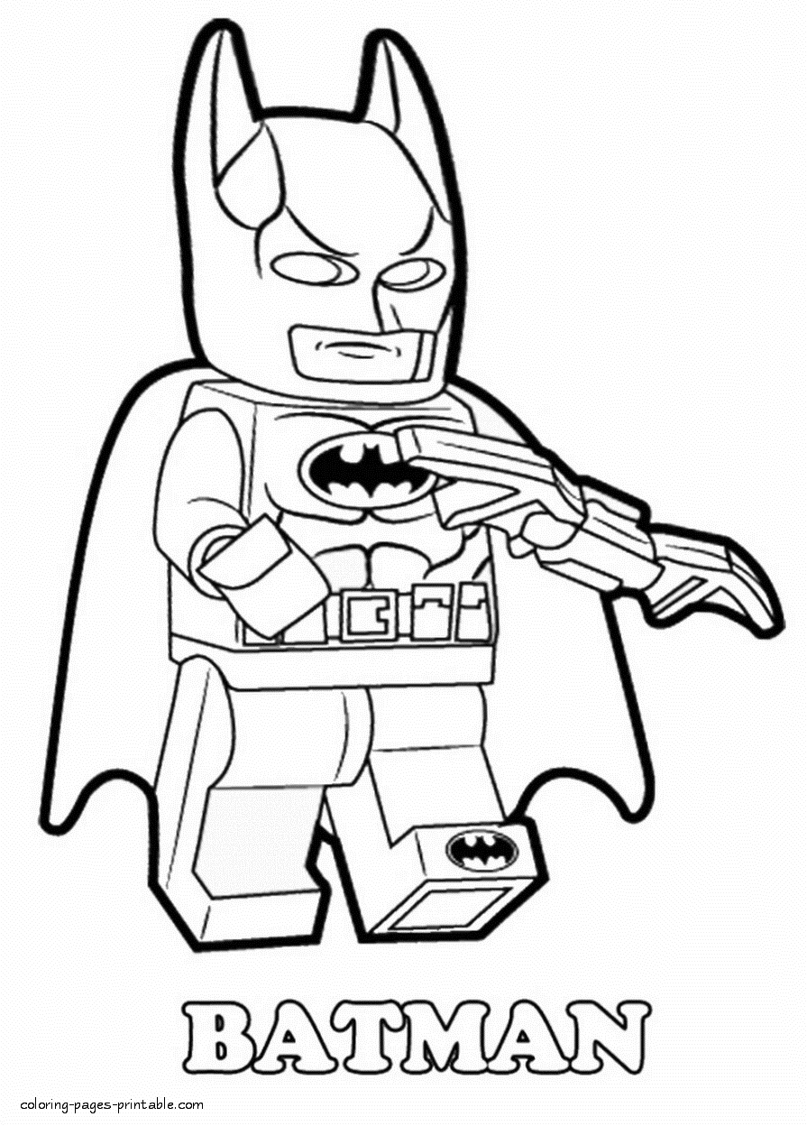 Lego batman coloring pages coloring