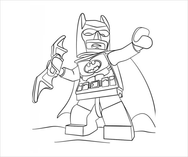 Coloring pages free lego batman coloring page