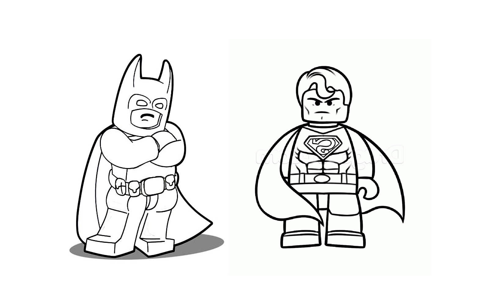 Printable lego adventure coloring pages for kids