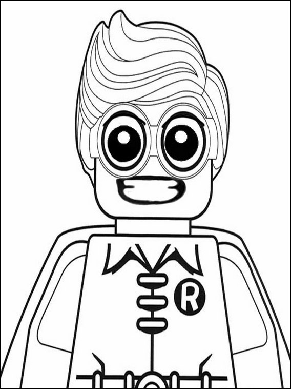 Free printable coloring sheets lego batman