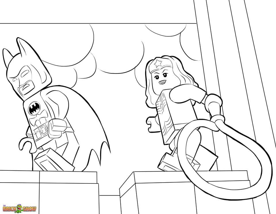 Get this lego batman coloring pages lego batman and wonder woman