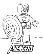 Lego coloring pages