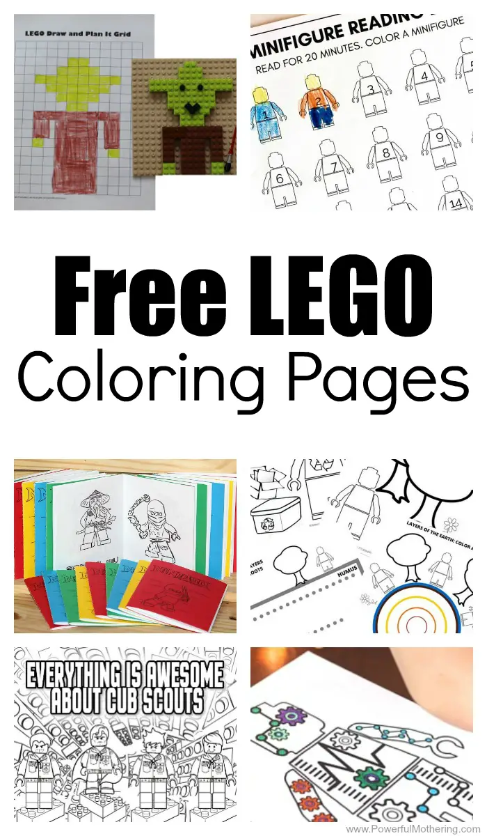 Awesome free lego coloring pages for kids