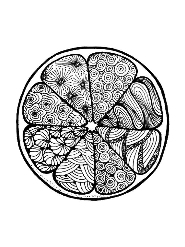 Lemon coloring pages for adults