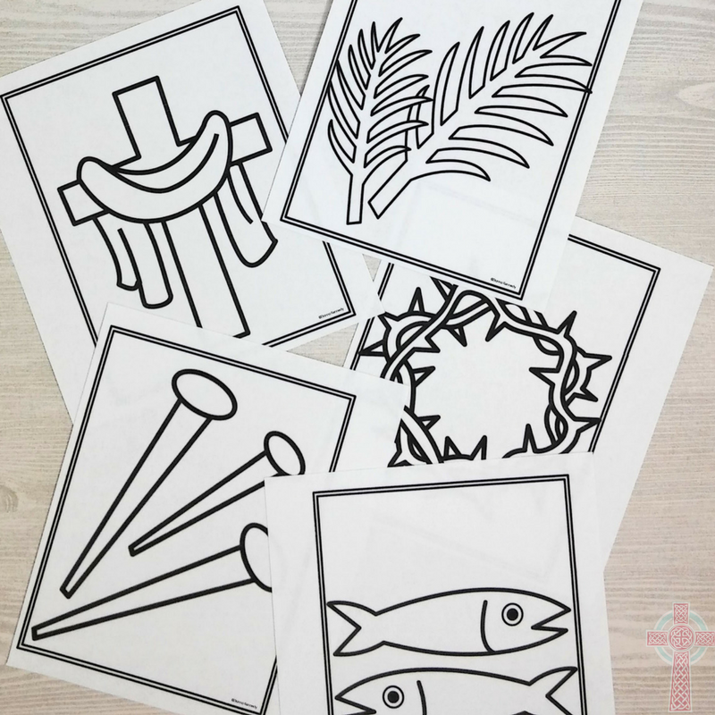 Lent coloring pages for catholic kids