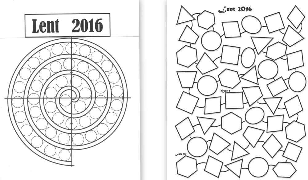 Lenten calendar templates praying in color lent calendar template coloring pages