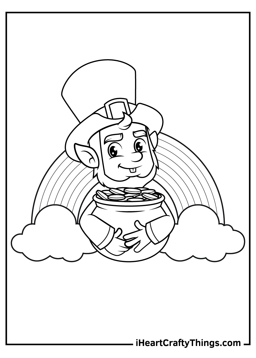 Leprechaun coloring pages updated