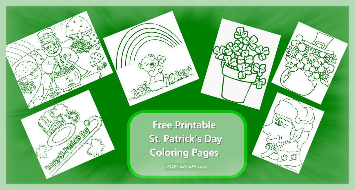 Free printable coloring pages for st patricks day