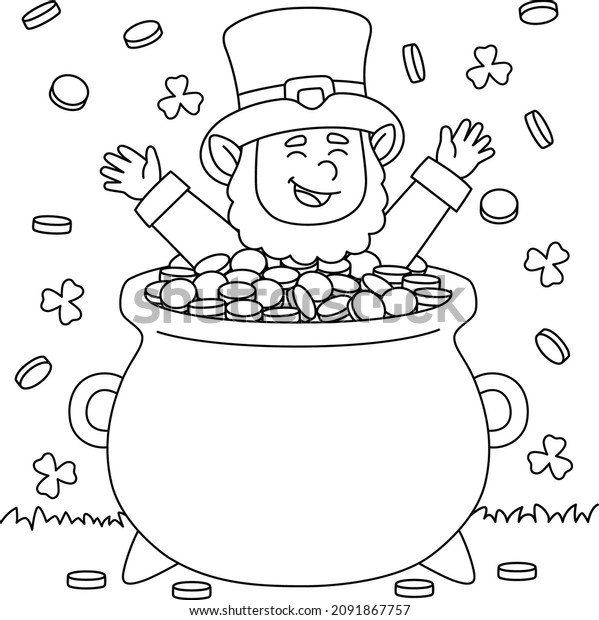 Leprechaun coloring images stock photos d objects vectors