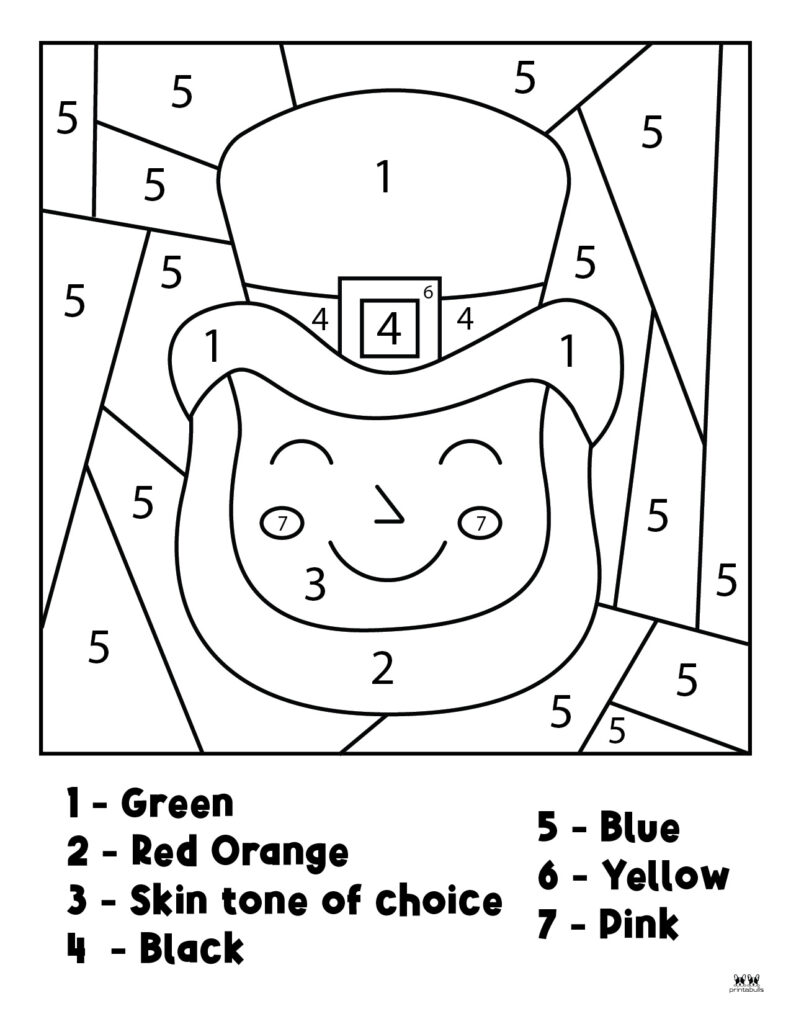 Leprechaun coloring pages templates