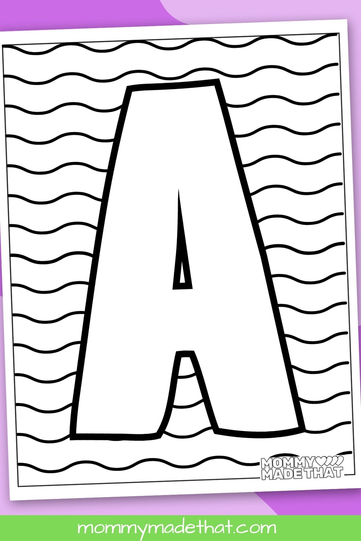 Letter a coloring pages tons of free printables