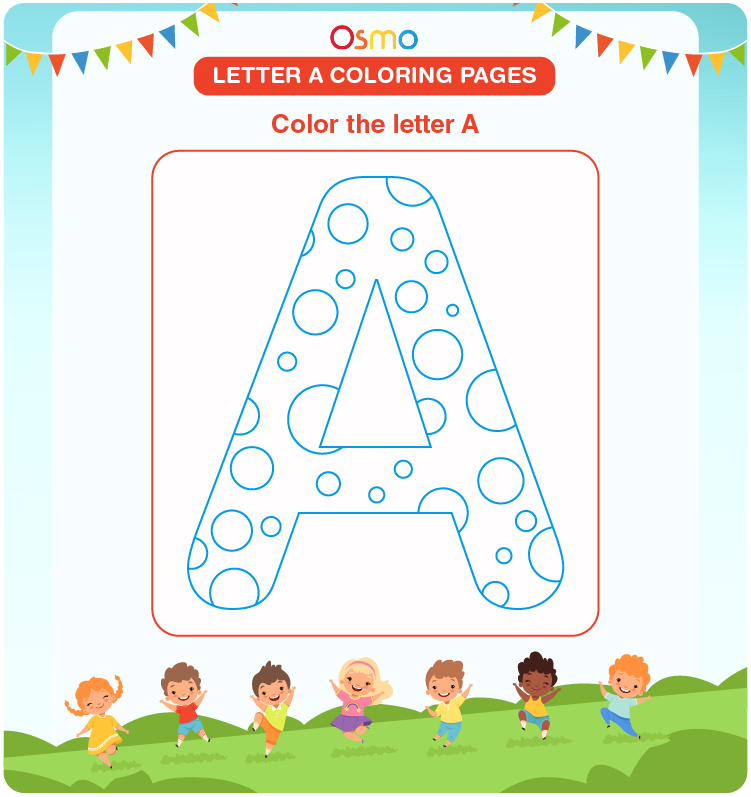Letter a coloring pages download free printables