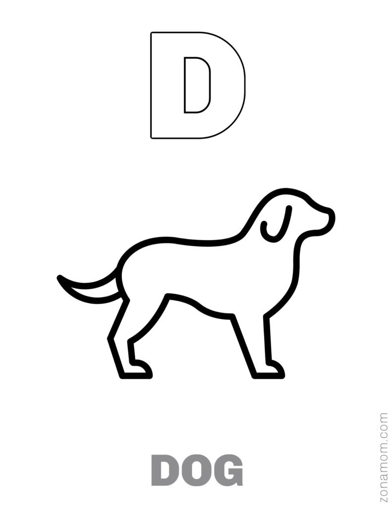 Free printable alphabet coloring pages