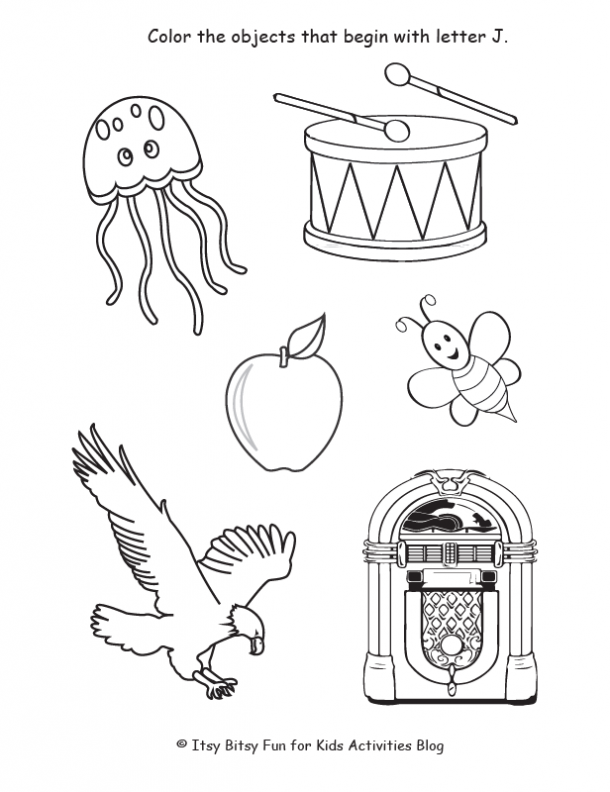 Free letter j worksheets for preschool kindergarten kids activities blog