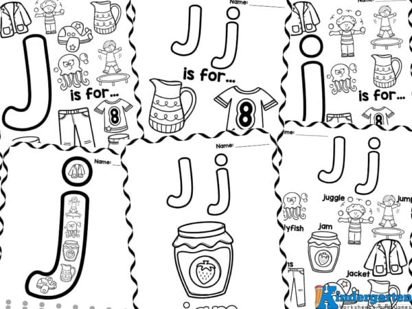 Free printable letter j coloring pages for pre