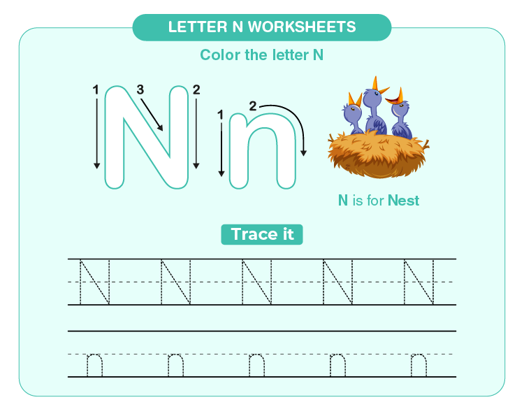 Letter tracing pages download free printables