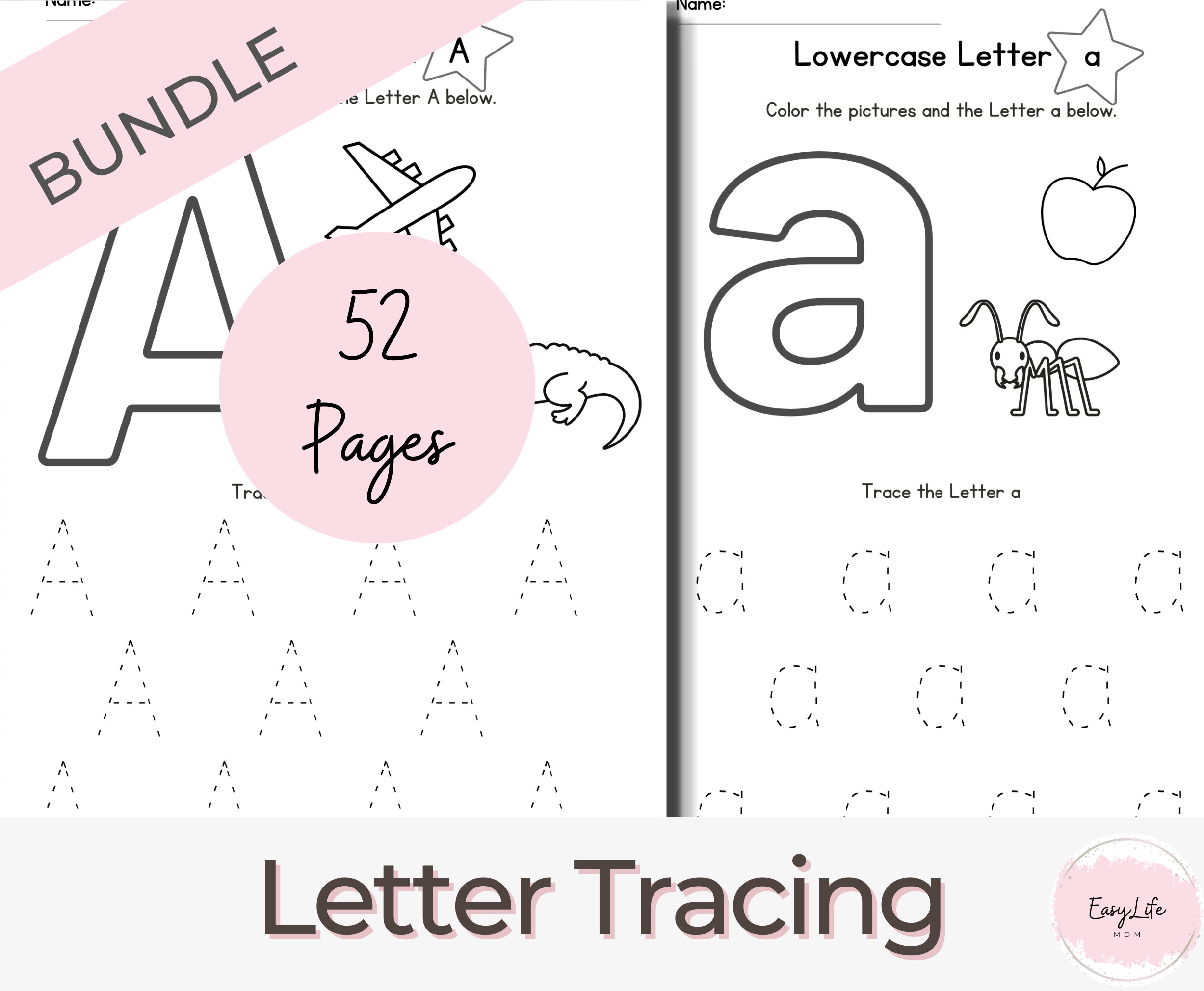 Printable alphabet letter tracing worksheets preschool prek worksheets prewriting tracing tracing letters abc coloring page pdf