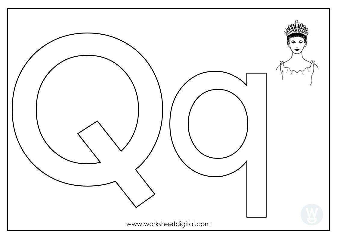 Letter q worksheet