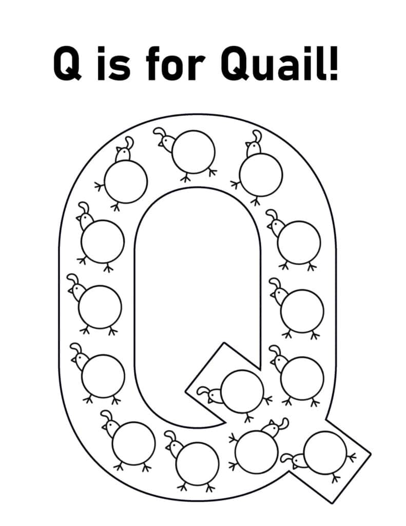 Free letter q worksheets for preschool â the hollydog blog