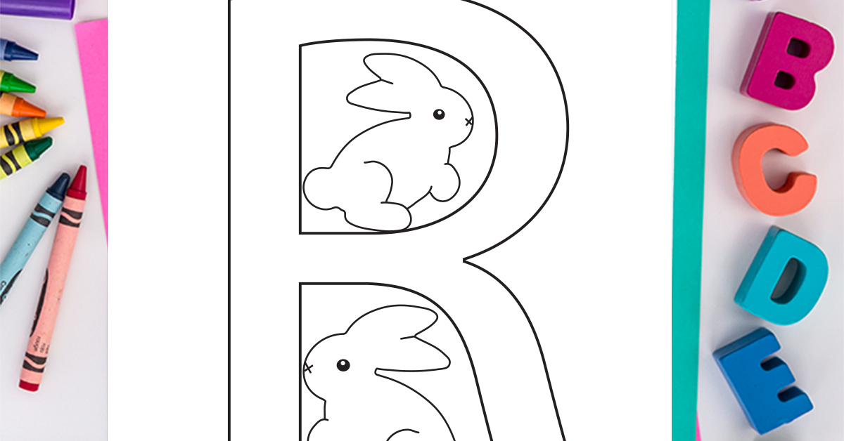 Letter r coloring page free alphabet coloring page kids activities blog