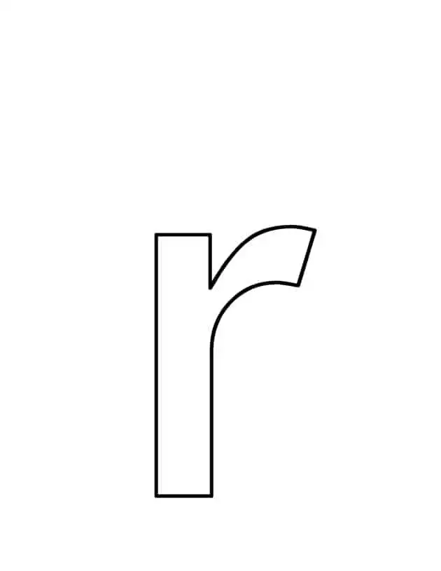 Letter r printable preschool worksheets coloring pages