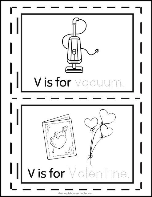 Letter v worksheets free easy print