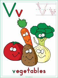 Alphabet letter v printable activities