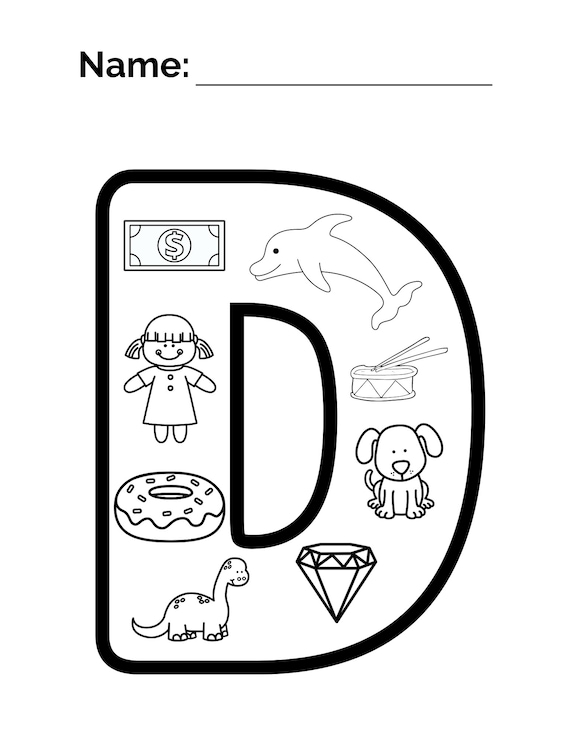 Alphabet picture letters coloring pages printable coloring pages for kids abc printable letters coloring pages for prek k