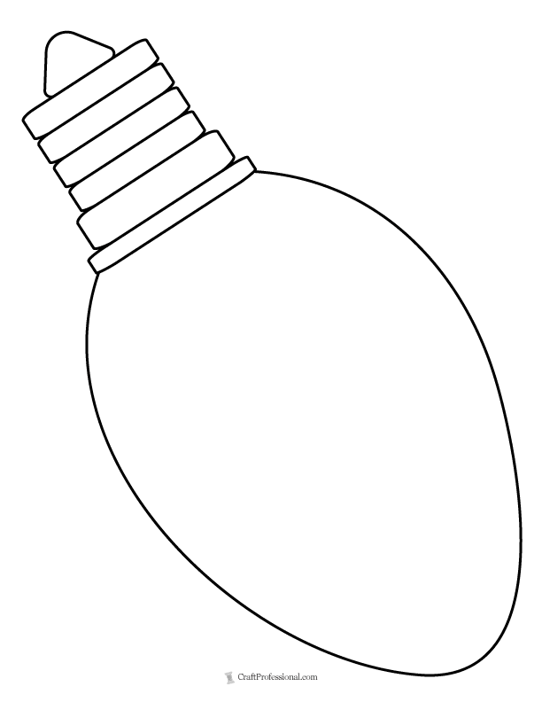 Christmas lights coloring pages