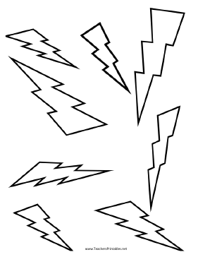 Lightning shape templates