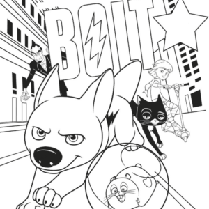 Bolt coloring pages printable for free download