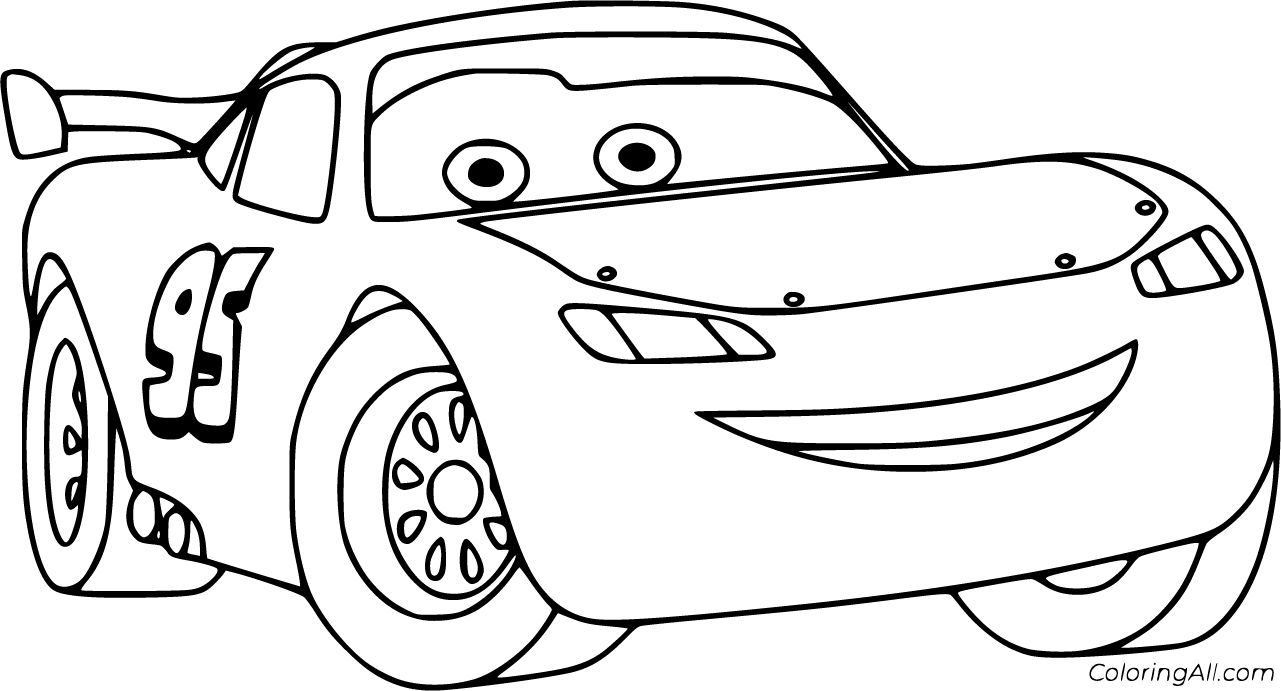 Lightning mcqueen coloring pages