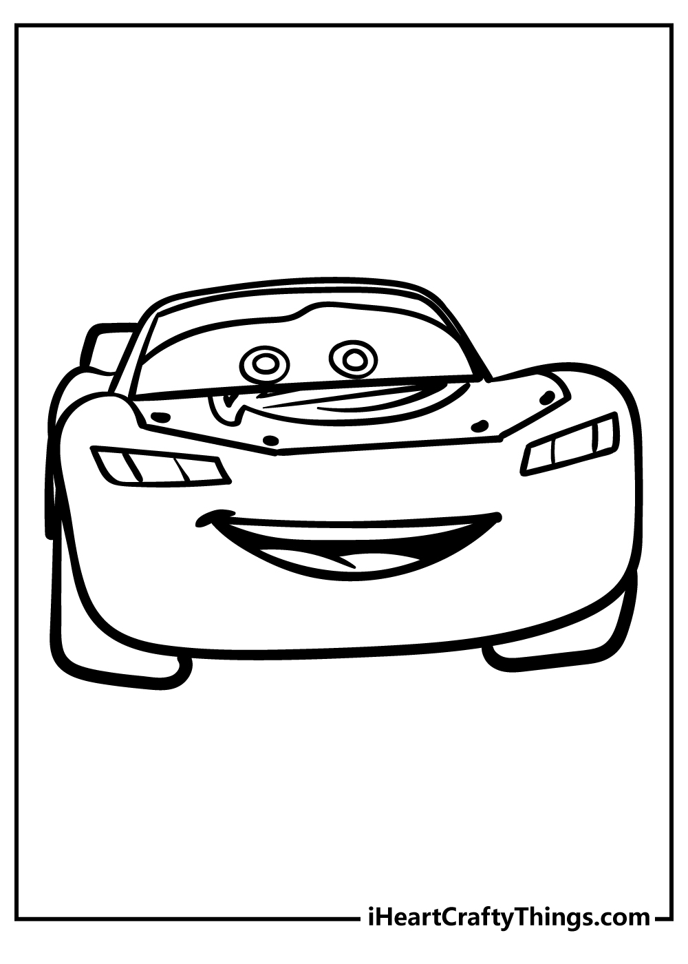 Lightning mcqueen coloring pages free printables