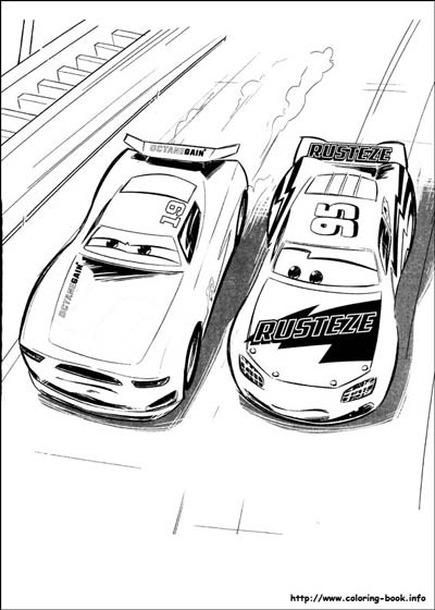 Updated lightning mcqueen coloring pages