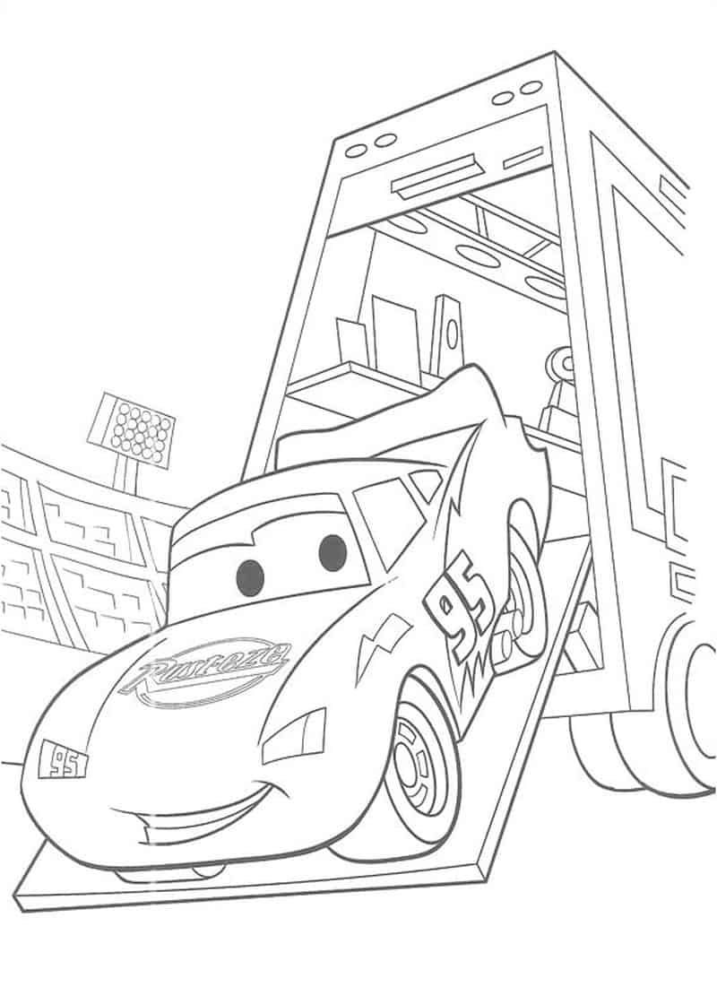 Lightning mcqueen coloring sheets pdf