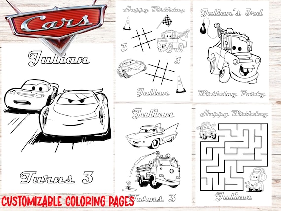 Cars coloring pages