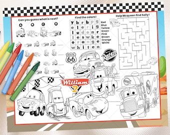 Disney pixar cars colouring book pack x a sheets rainy day holiday craft for children