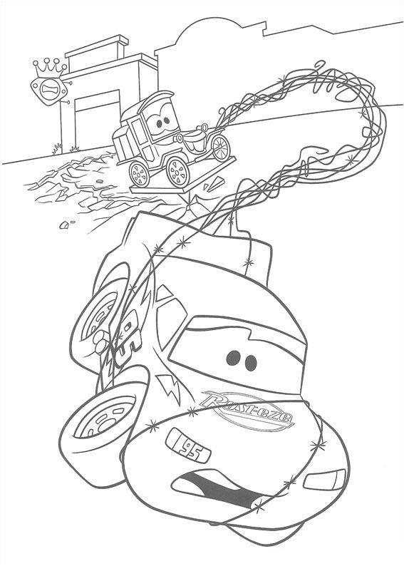 Disney cars coloring pages printable