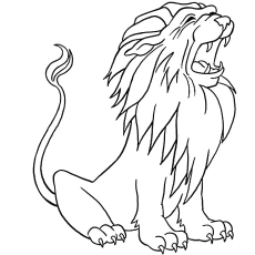 Top free printable lion coloring pages online