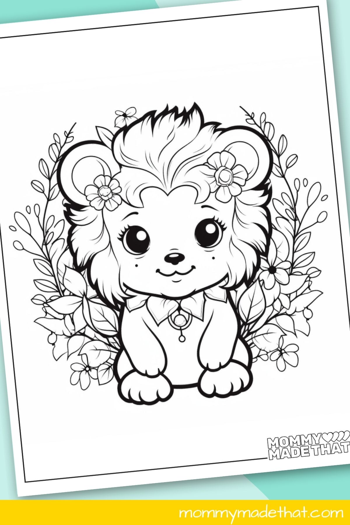 Lion coloring pages lots of cute free printables