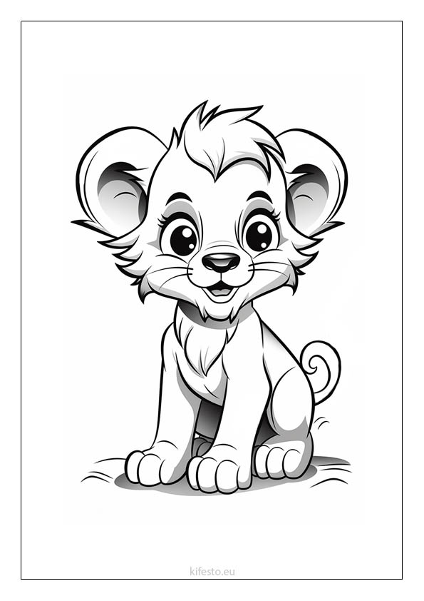 Lion coloring pages printable coloring sheets