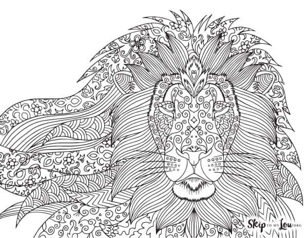 Lion coloring pages skip to my lou