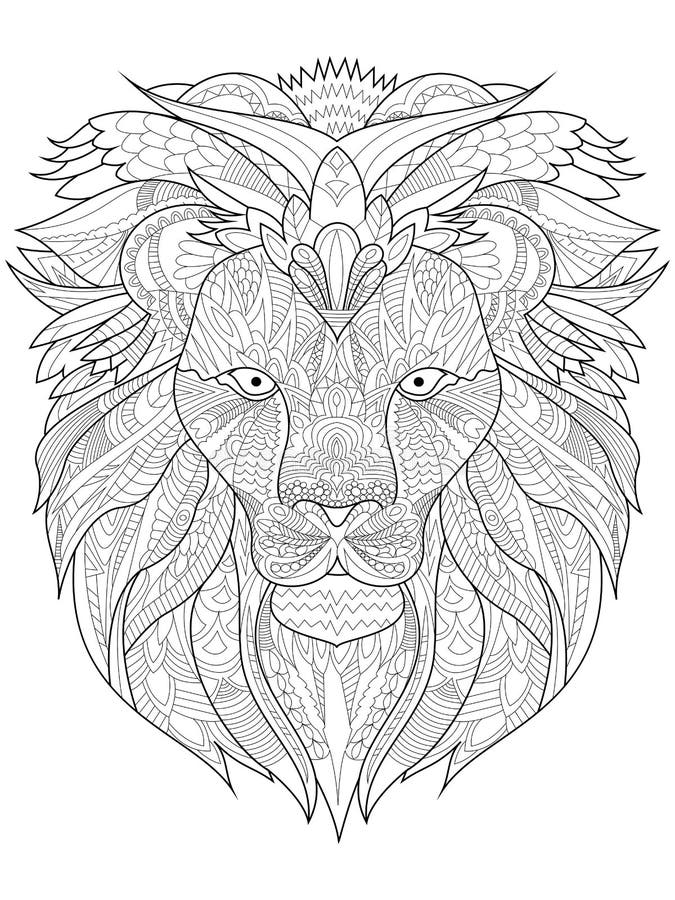 Lion coloring stock illustrations â lion coloring stock illustrations vectors clipart