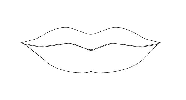 Mouthtemplateprintable lip stencil templates printable free template printable