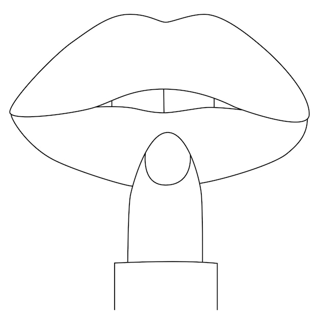 Page lipstick coloring pages images