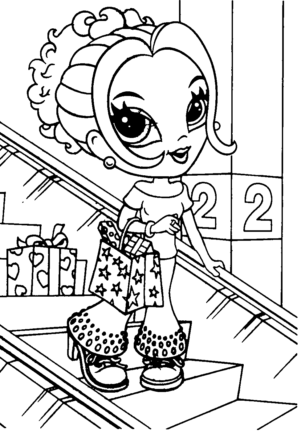 Lisa frank coloring pages