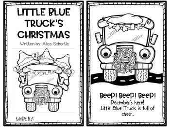 Little blue trucks christmas literature unit by preschoolers and sunshine