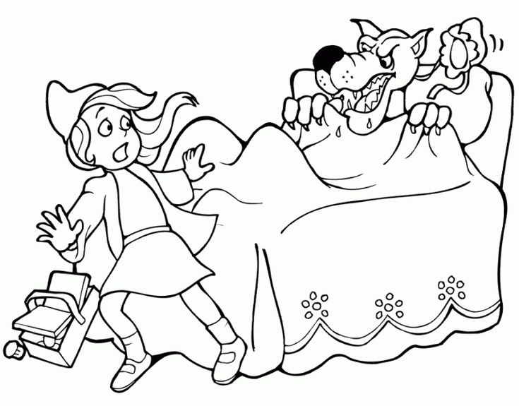 Little red riding hood free coloring pages little red riding hood red riding hood cartoon coloring pages