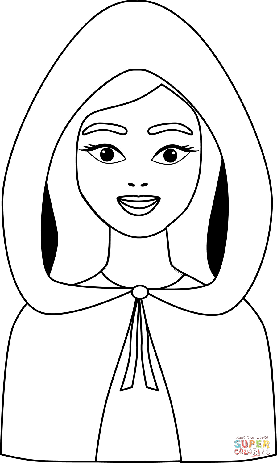 Little red riding hood coloring page free printable coloring pages