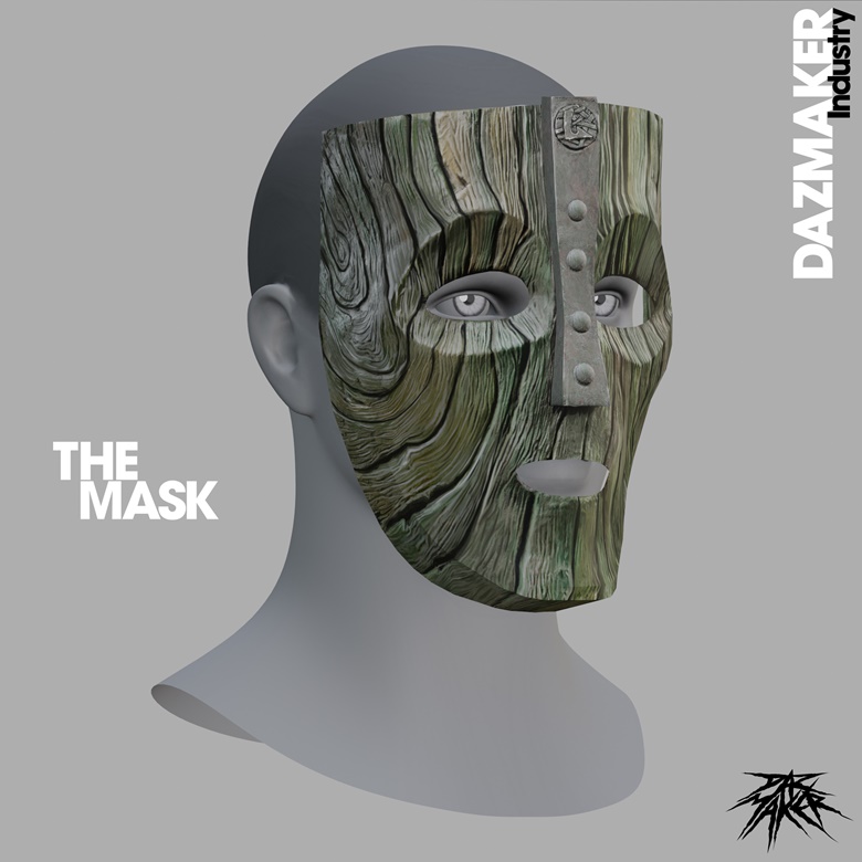 The mask loki wood mask foam paper digital templates